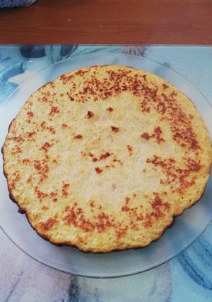 Una foto de Tortilla de avena, plátano y huevo