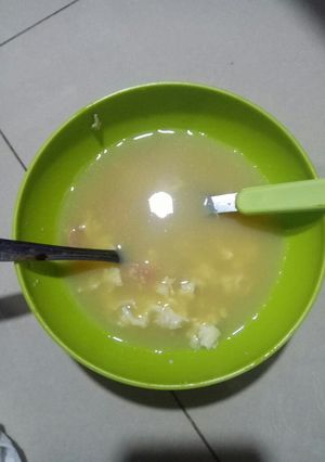 Foto resep Sup telur sosis