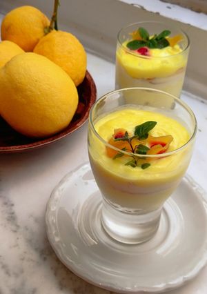 Φωτογραφία της συνταγής Trifle με μπισκότα και lemon curd 🍋🍋🍋