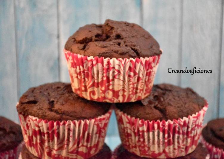 Steps to Make Award-winning Muffins de calabaza y chocolate