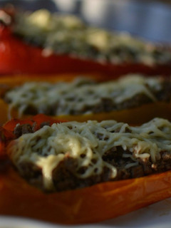 Una foto de Pimientos rellenos de carne picada