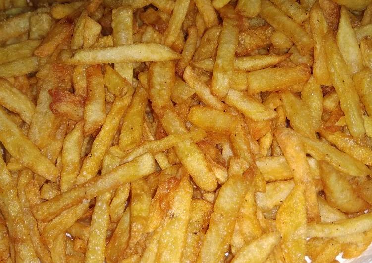 Cara Gampang Membuat Kentang goreng crunchy Anti Gagal