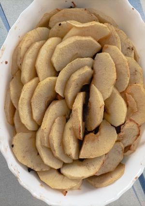 Une photo de Pommes au boudin