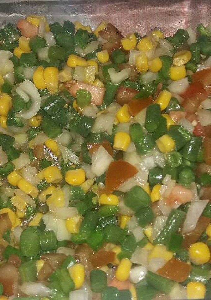 Una foto de Ensalada de judías verdes