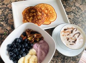Una foto de Desayuno alto en proteína bajo en azúcar 😋