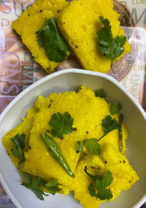 A picture of Semolina Dhokla.