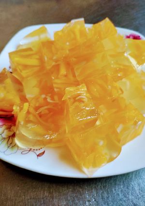 Hình của món Thạch rau câu mít :.