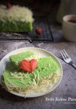Foto resep Bolu kukus Pandan 4 telur