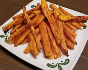 Easy Making Recipe Baked sweet potato fries Yummy