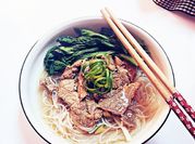Gambar bihun slice beef