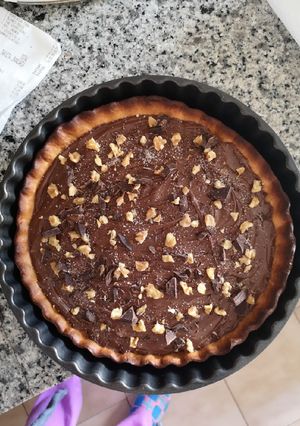 Una foto de Quiche de nutella