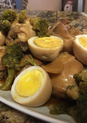 A picture of Sweet sour drum sticks.