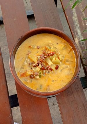 Foto resep Lodeh Pepaya Muda dan Kacang Ose