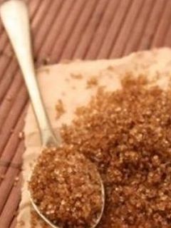 صورة لوصفة طريقة عمل السكر البني في البيت