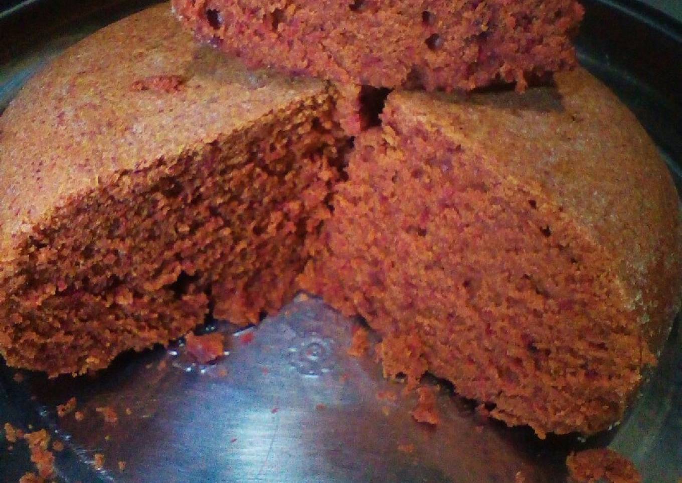 Steamed chocolate brown cake#4 weeks challenge