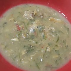 A picture of White soup.