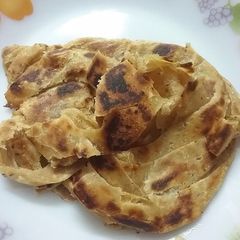 A picture of Malabar Parotta / Kerala lachha paratha 😊😊😊.