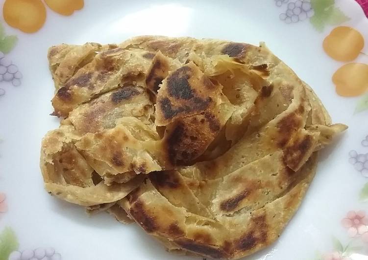 How to Make Super Quick Homemade Malabar Parotta / Kerala lachha paratha 😊😊😊