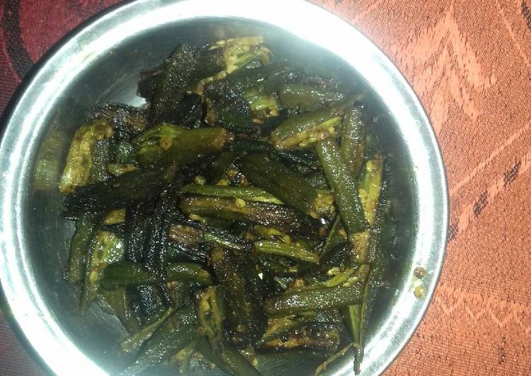 Steps to Prepare Quick Bhindi fry