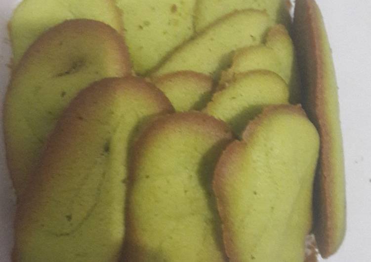 Resep: EnakLidah Kucing Green Tea