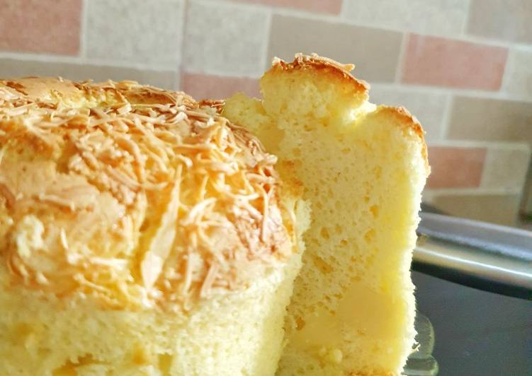 Triple cheese chiffon gluten free