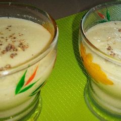 Raw mango banana smoothie A picture of Raw mango banana smoothie.