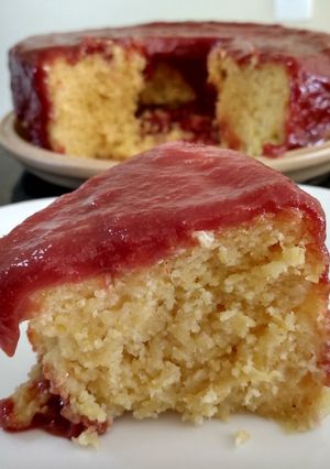 Foto de Bolo de milho com goiabada