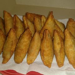 Kenyan Beef Samosas A picture of Kenyan Beef Samosas.