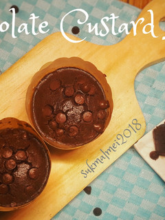 Foto resep 6.Chocolate Custard Muffin #Pekaninspirasi