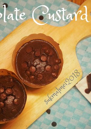Foto resep 6.Chocolate Custard Muffin #Pekaninspirasi
