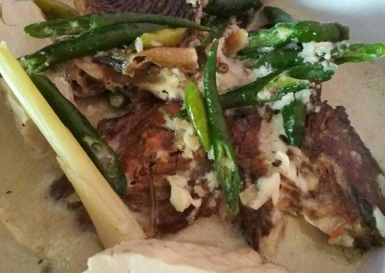 Resep Ikan nila asap santan putih, Sempurna