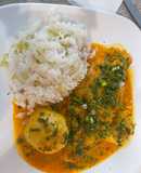 Filete de pescado en salsa de coco
