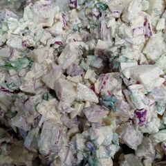 A picture of Potato salad.