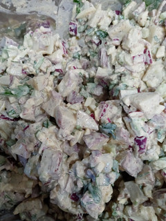 A picture of Potato salad.