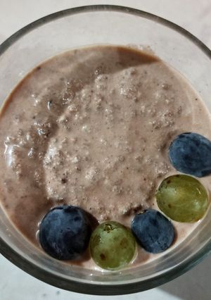 Una foto de Pudding de chía, cacao y nuez