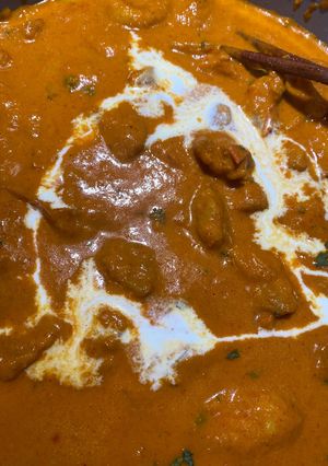 Hình của món Butter chicken.