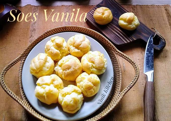 Resep Soes Vanilla Oleh Ninik Kitchen Cookpad