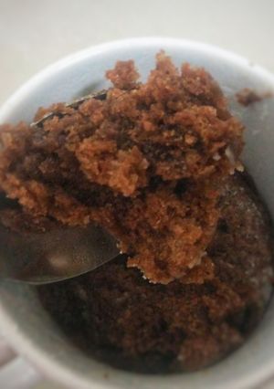 A picture of Microwave-Chocolate mug cake.