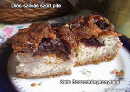 Diós-szilvás szórt pite (Gluténmentes) :)