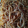 Spaguetis con ternera