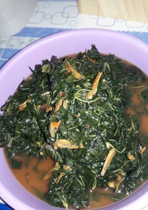 Foto resep Tumis Daun Singkong & Teri