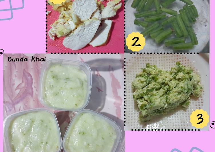 MPASI 6-8 Bulan Menu Lengkap - Bubur soto ayam