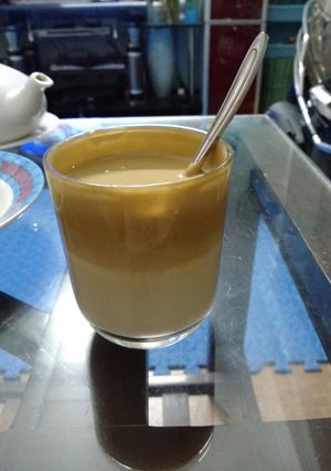 Hình của món Cafe bọt biển.