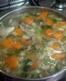Sopa de cabeza de pescado a la pobre