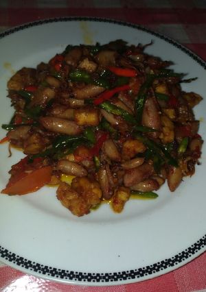 Foto resep Oseng Cumi asin