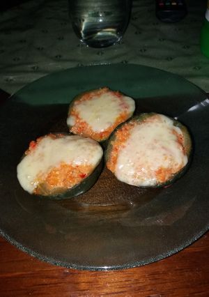 Una foto de Zapallitos rellenos de quinoa