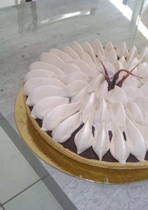 Une photo de Tarte chocolat carambars