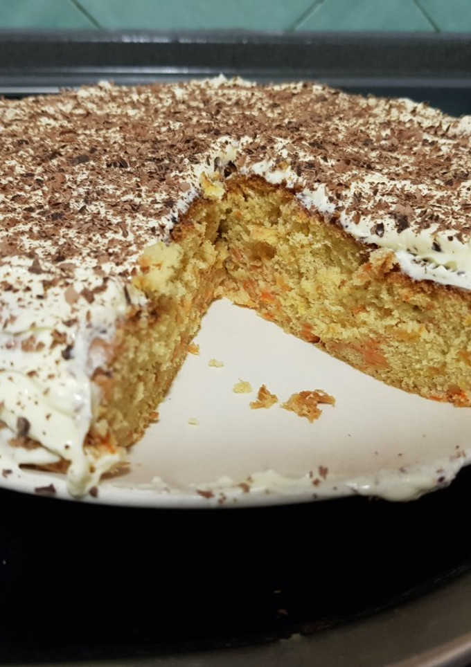 Una foto de Tarta de zanahoria