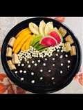 Chocolate Cake with seasonal fruits