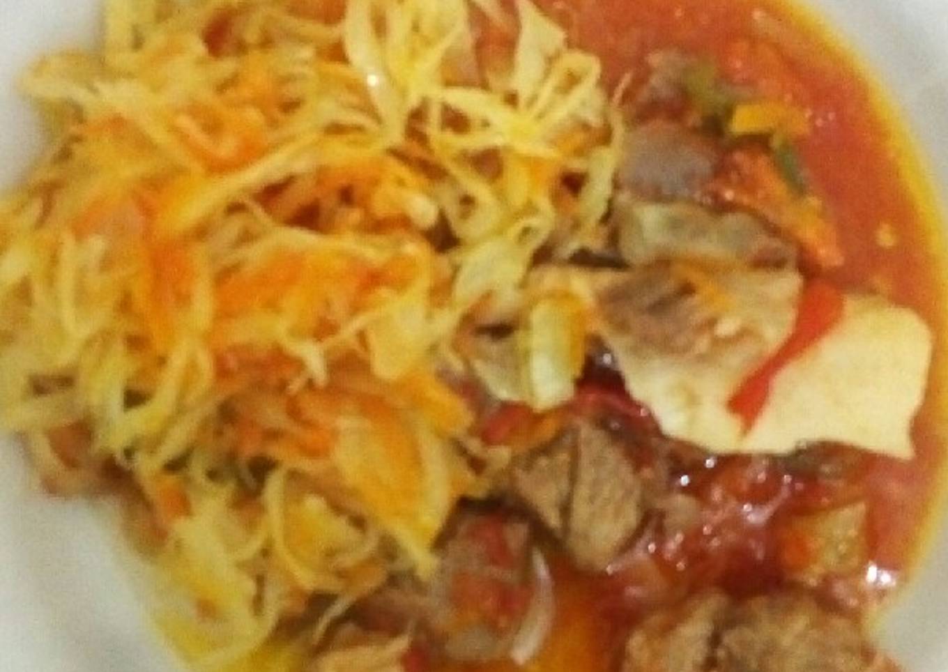 Beef stew with cabbage#authormarathon#